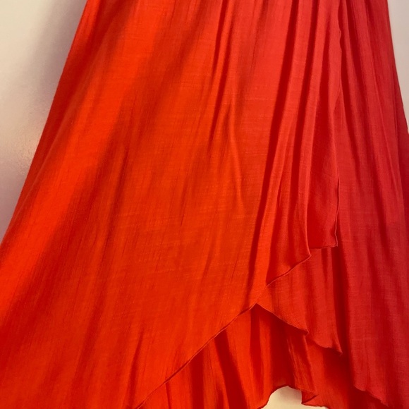 BCX Vibrant Red Midi Skirt - Picture 2 of 3